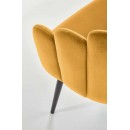 Стул HALMAR K410 горчичный/черный